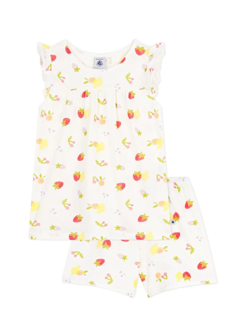 بيتي باتو Children's short cotton pyjamas printed with fruit